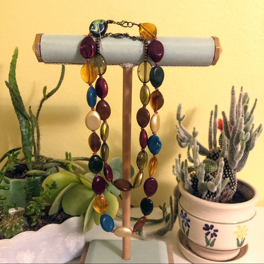 Two Colorful Necklaces - Picture 2 of 4